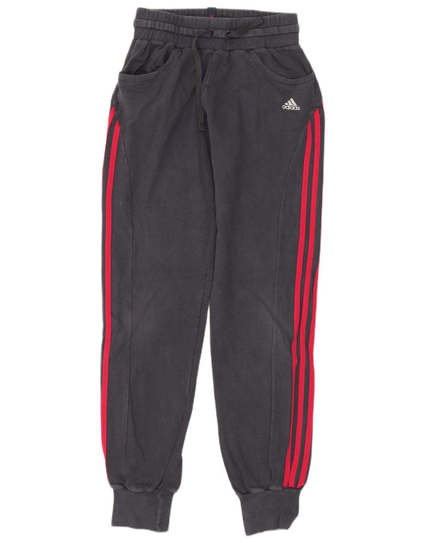 Adidas Dame træningsdragt Bukser Joggers UK 12 Medium Grey Bomuld