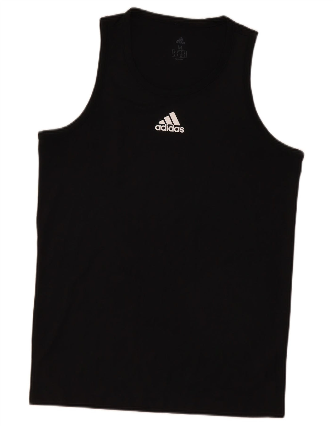 Adidas Herre Grafisk Vest Top Medium Sort Polyester