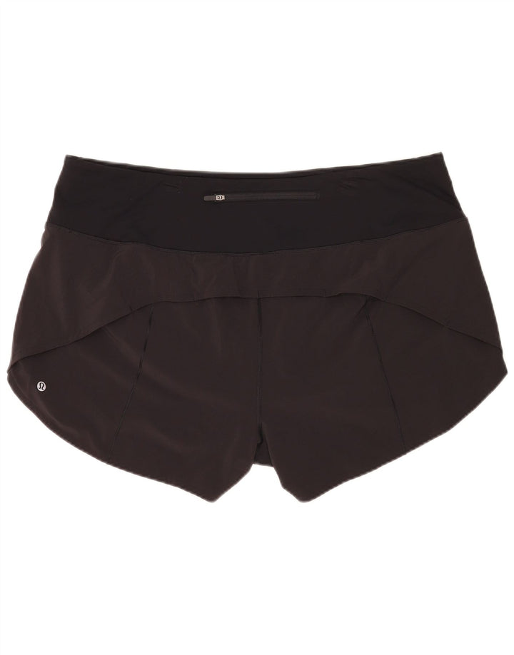 Lululemon sportsshorts til kvinder US 18 2XL sort polyester