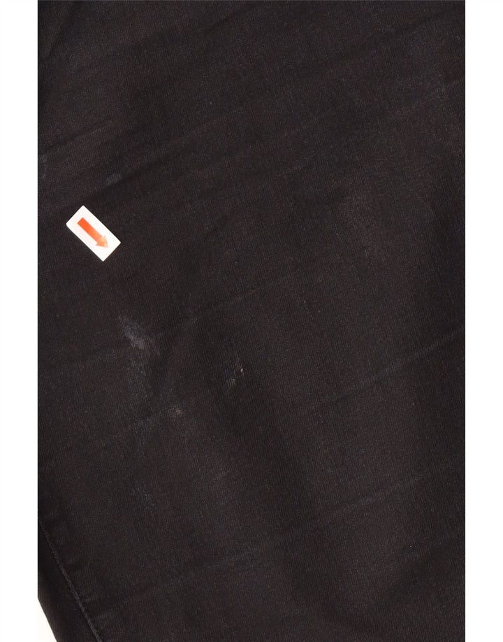 ARMANI koniske jeans til kvinder W29 L27 sort bomuld