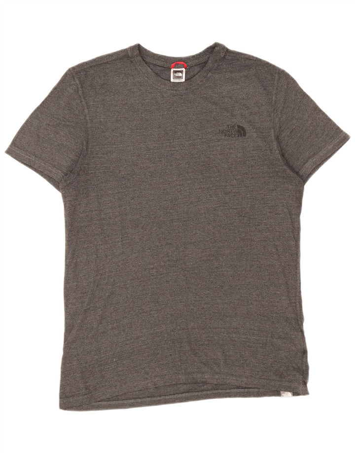 The North Face Herre T-Shirt Top Medium Grey Flecked Bomuld