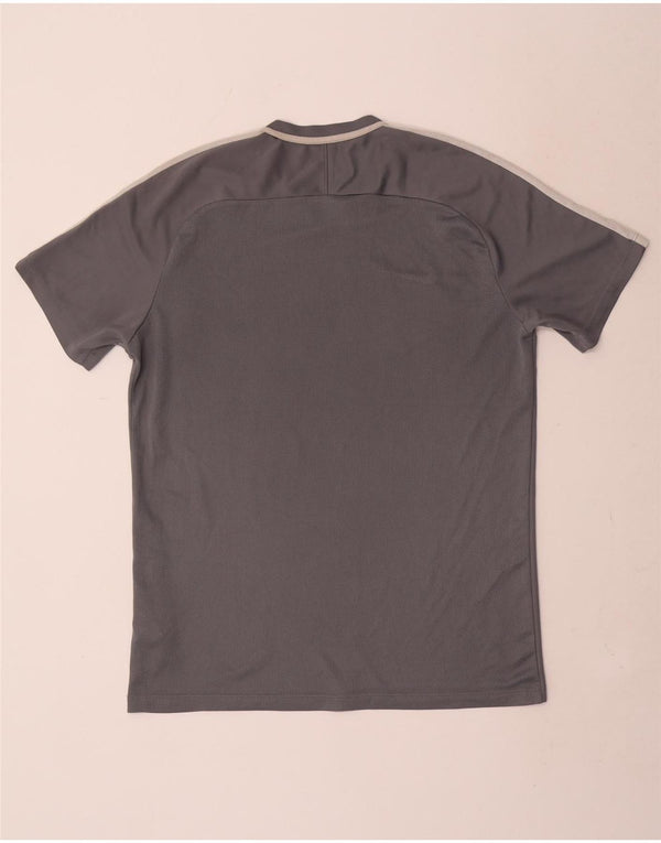 Nike Herre Dri Fit T-Shirt Top Stor Grå Colourblock Polyester