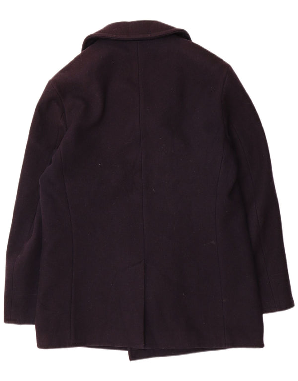 Benetton Herre Ærtefrakke IT 48 Medium Navyblå Uld