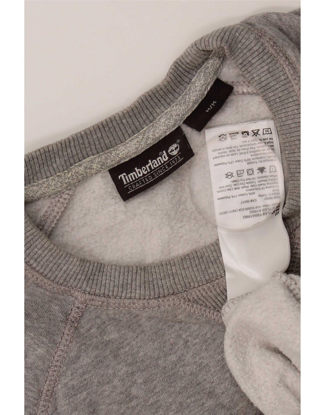Timberland Herre Sweatshirt Jumper Medium Grå Bomuld