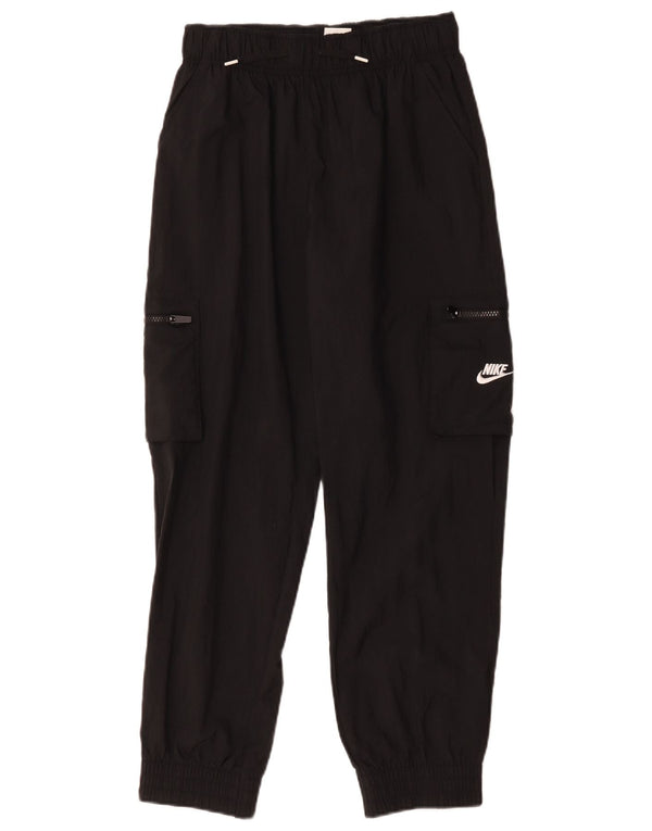 Nike Girls Cargo træningsdragt Bukser Joggers 13-14 år XL Sort Polyester