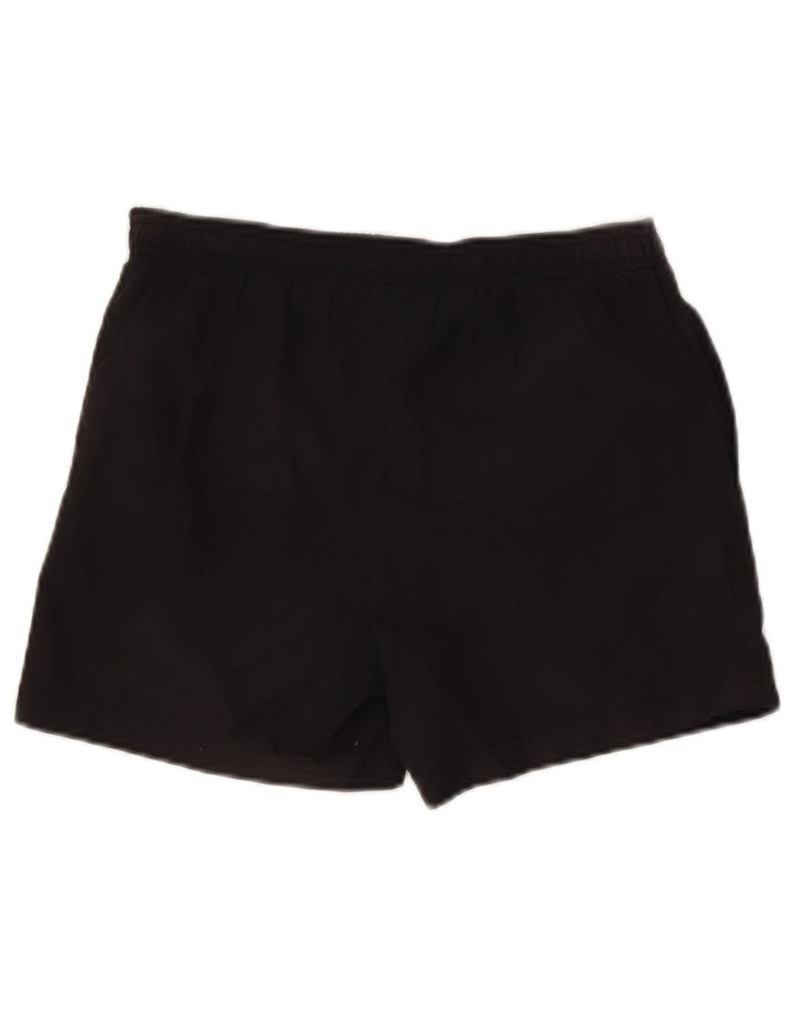 Champion Womens Sports Shorts UK 8 Small Black Polyester