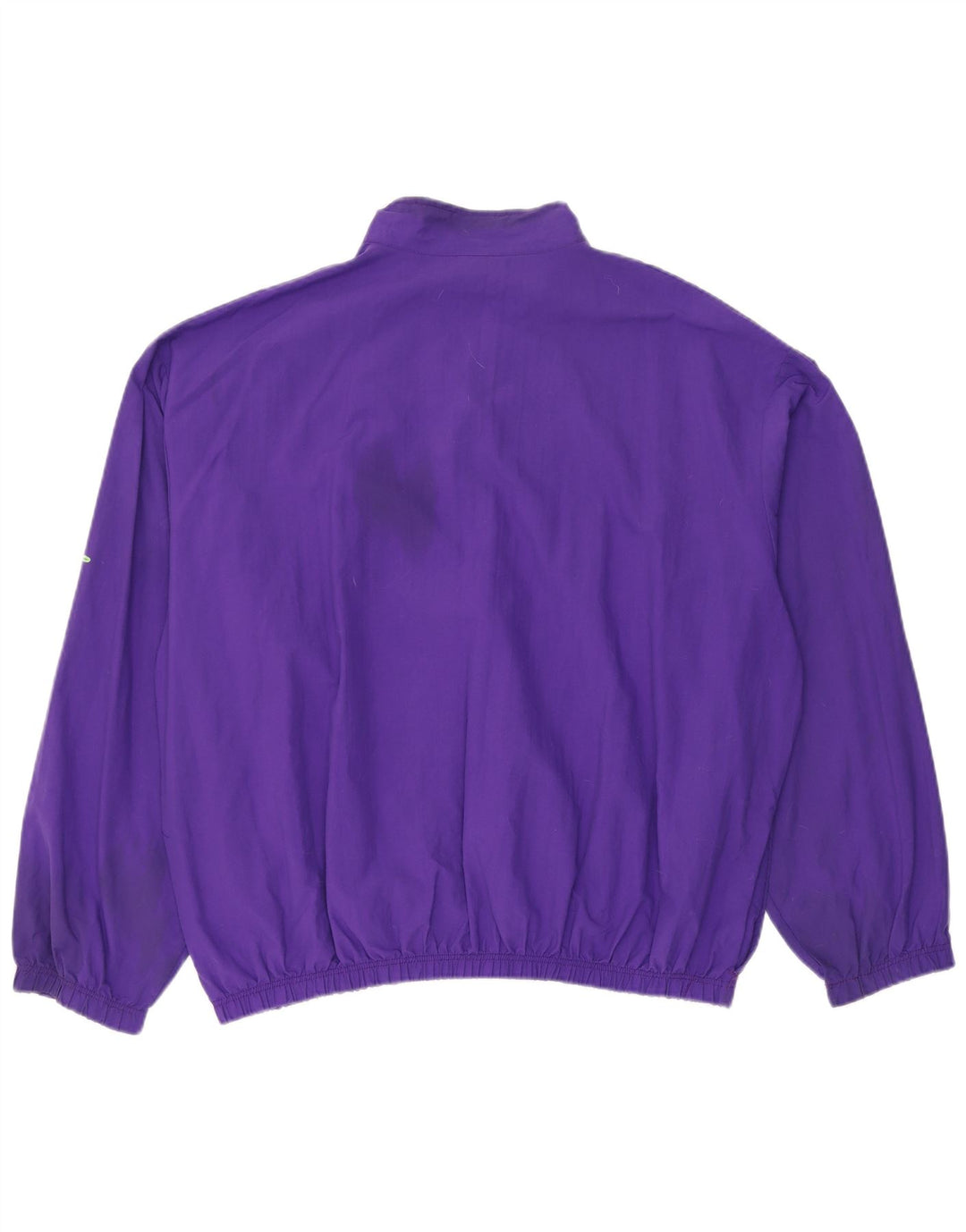 Vintage herre pullover træningsdragt topjakke One size lilla nylon
