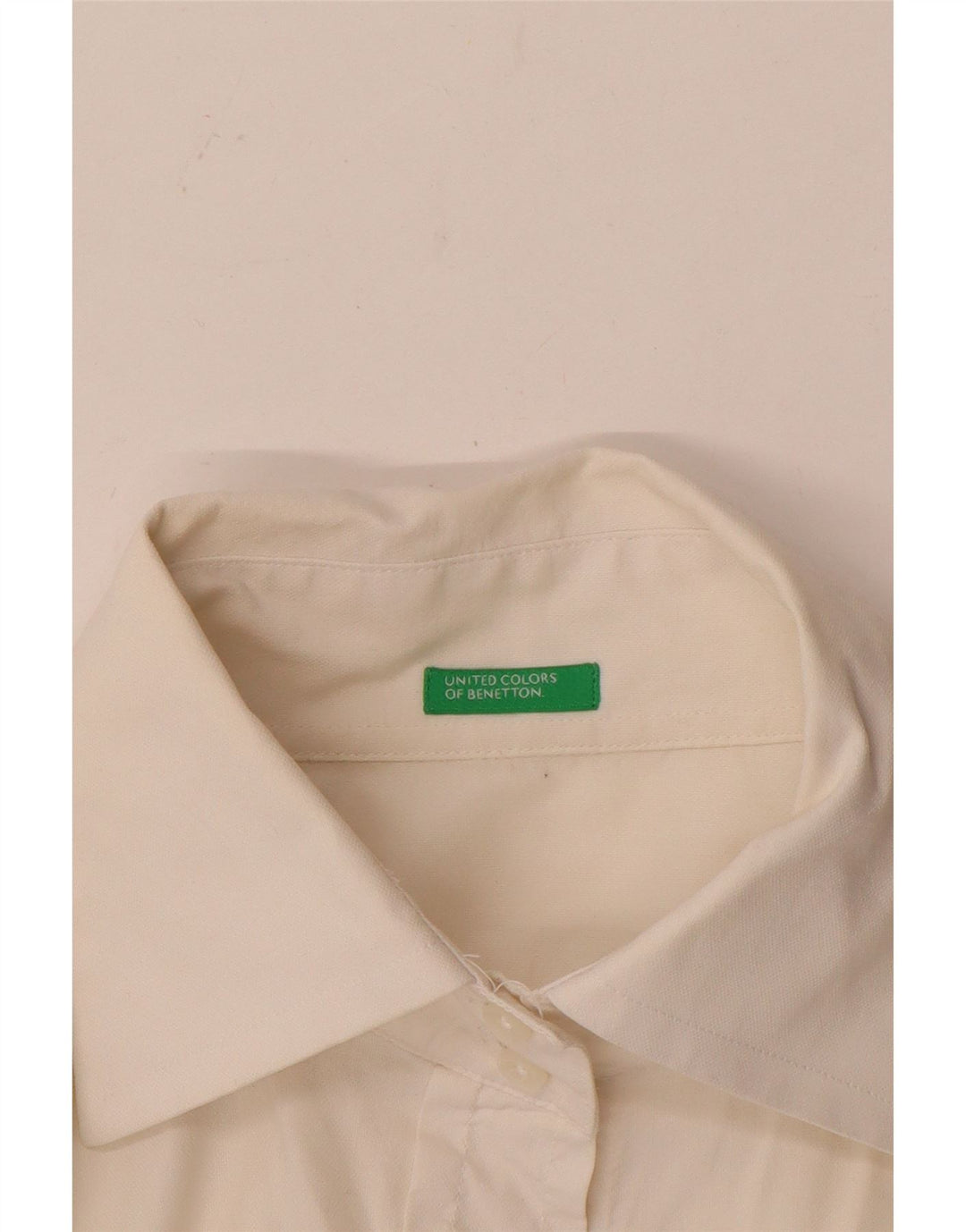 Benetton Dameskjorte UK 12 Medium White