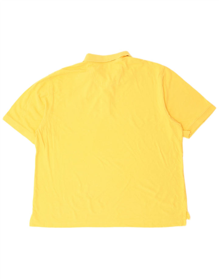 IZOD Poloshirt til mænd XL Gul bomuld