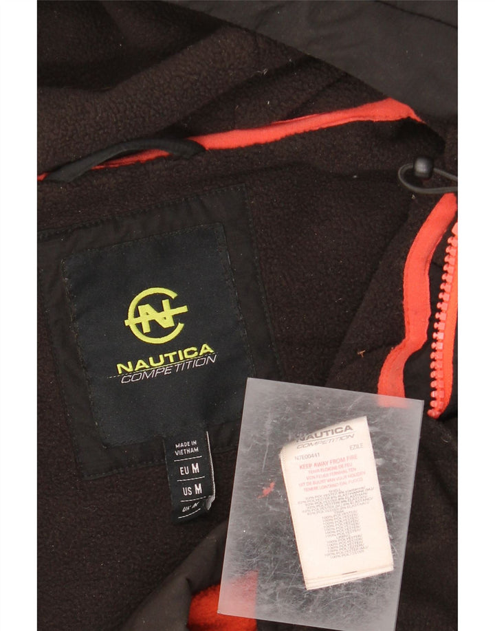 NAUTICA Hættetrøje med lynlås til mænd mellem sort polyester