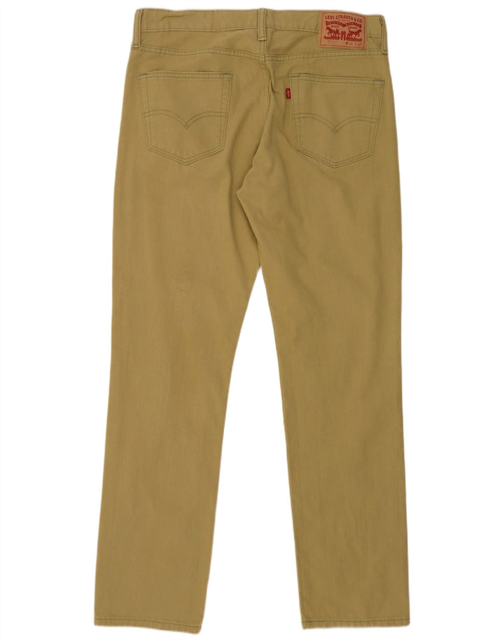 Levi's Herre 511 Slim Jeans W34 L32 Khaki Bomuld
