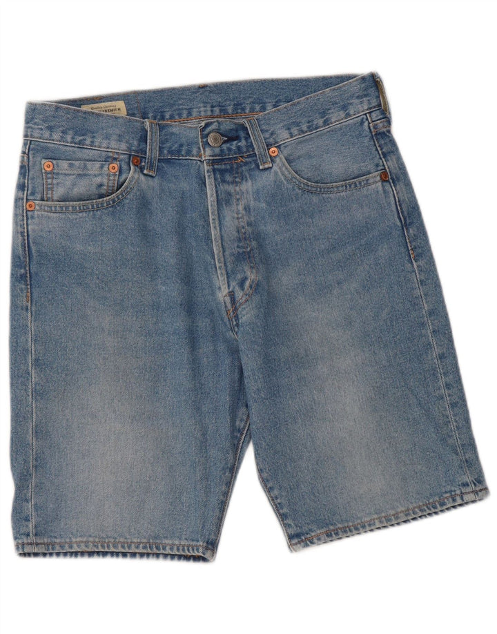 LEVI'S Herre 501 denimshorts W30 Medium Blue Bomuld