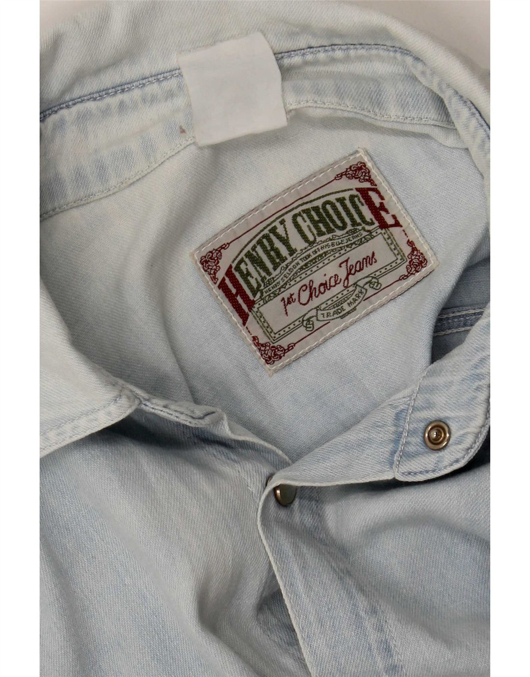 Vintage denimskjorte til mænd XL Blå