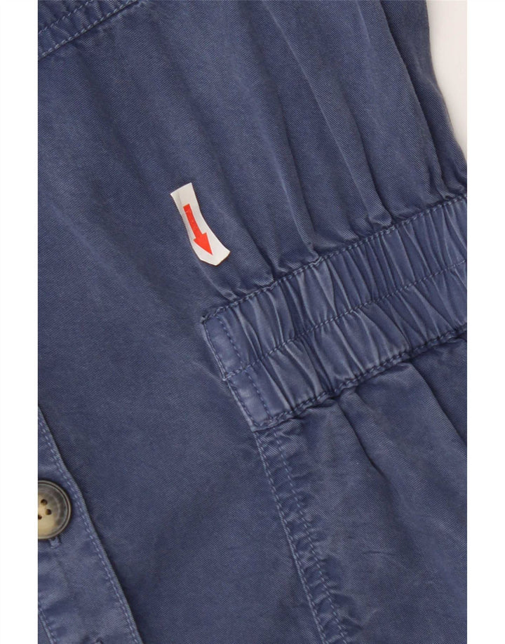 Marks & Spencer Dame Langærmet Jumpsuit UK 8 Small Blue Lyocell