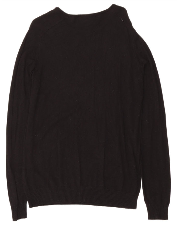 Zara Herre Boat Neck Jumper Sweater Large Sort