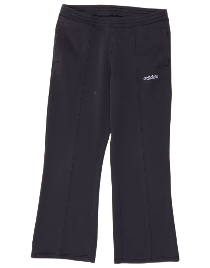 Adidas træningsdragt bukser til kvinder UK 14 Medium Navy Blue Polyester
