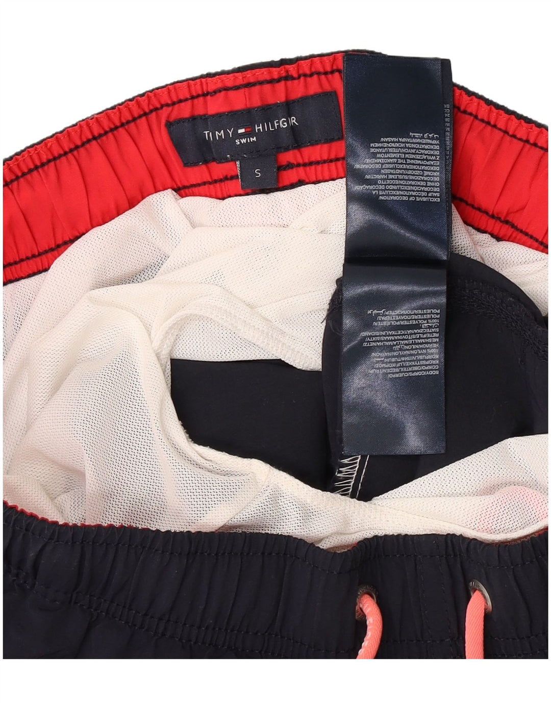 Tommy Hilfiger Badeshorts til mænd Små marineblå nylon