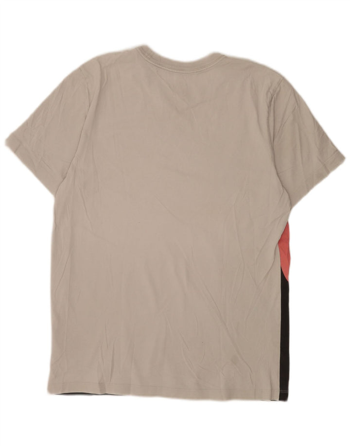 Nike T-shirt top til mænd, stor grå farveblok
