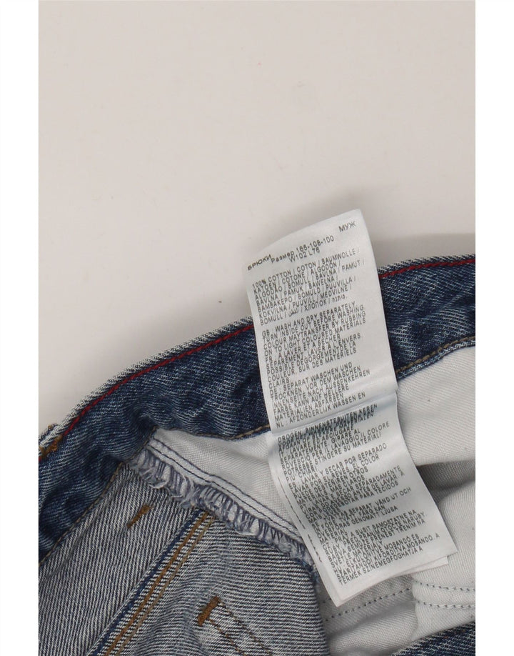 Wrangler Straight Jeans til mænd W40 L30 blå bomuld