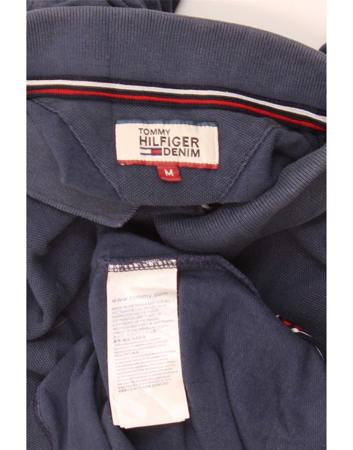 Tommy Hilfiger herre poloshirt Medium marineblå bomuld