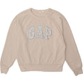 GAP Womens Oversized Graphic Sweatshirt Jumper UK 10 Small Beige Cotton Vintage Gap and Second-Hand Gap from Messina Hembry 