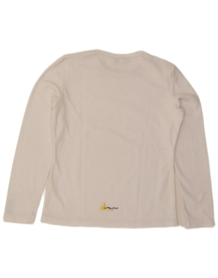 Gas Dame Top Langærmet UK 18 XL Hvid Polyester