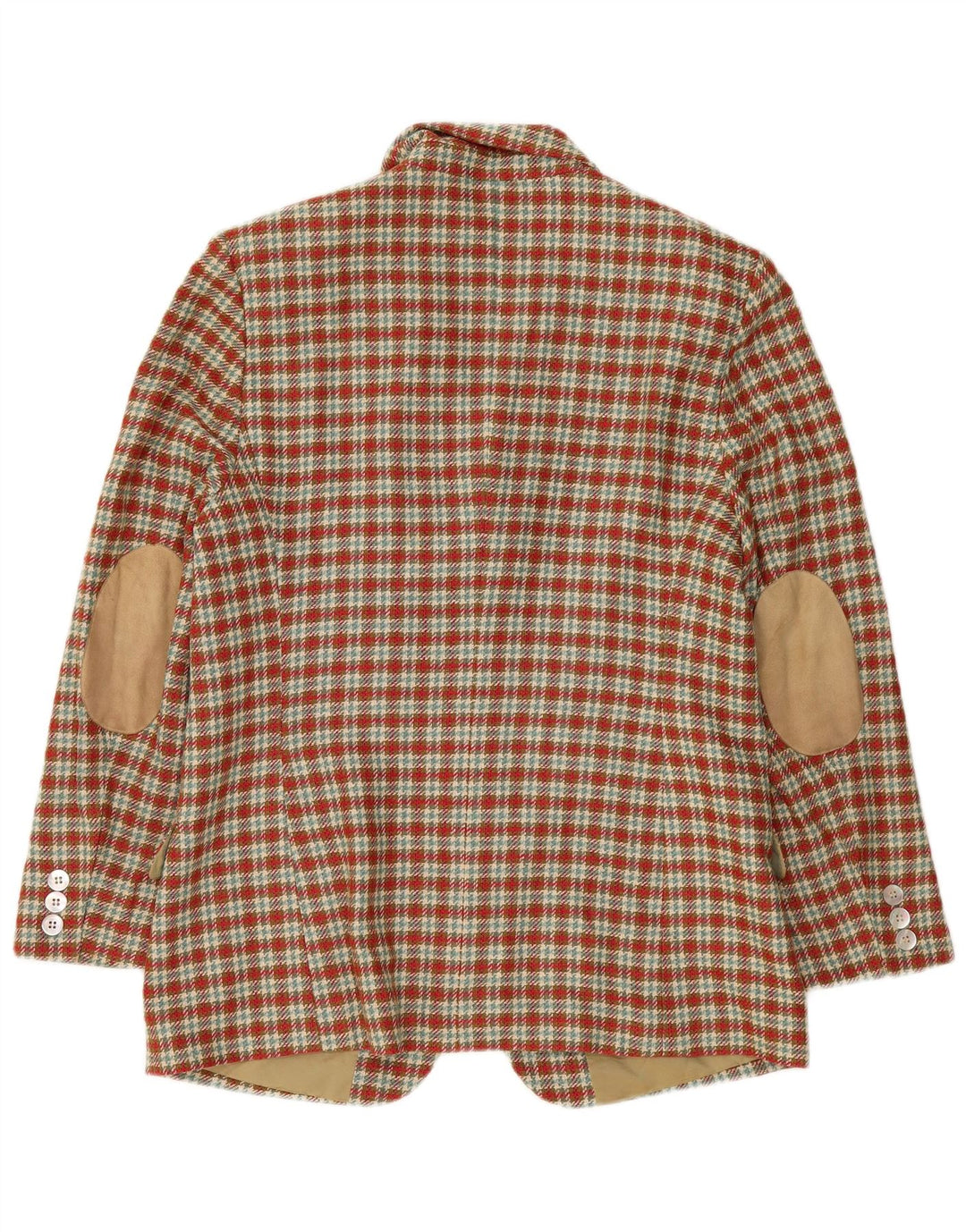 Country Dame 3-knaps blazerjakke UK 14 Stor rød ternet