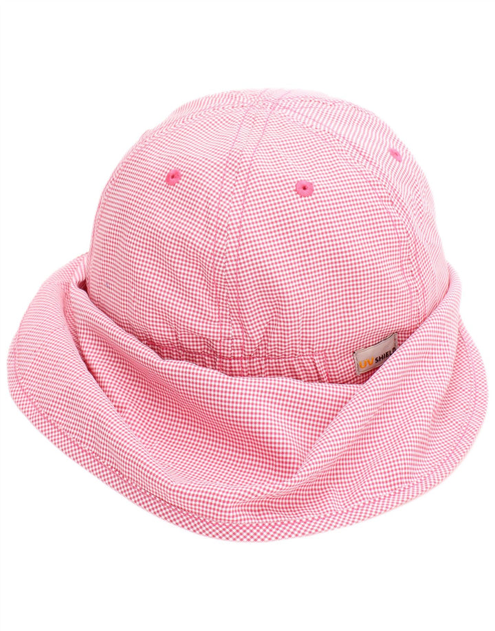 Jack Wolfskin Piger Hals Drape Trapper Hat 4-5 år Lille Pink Houndstooth