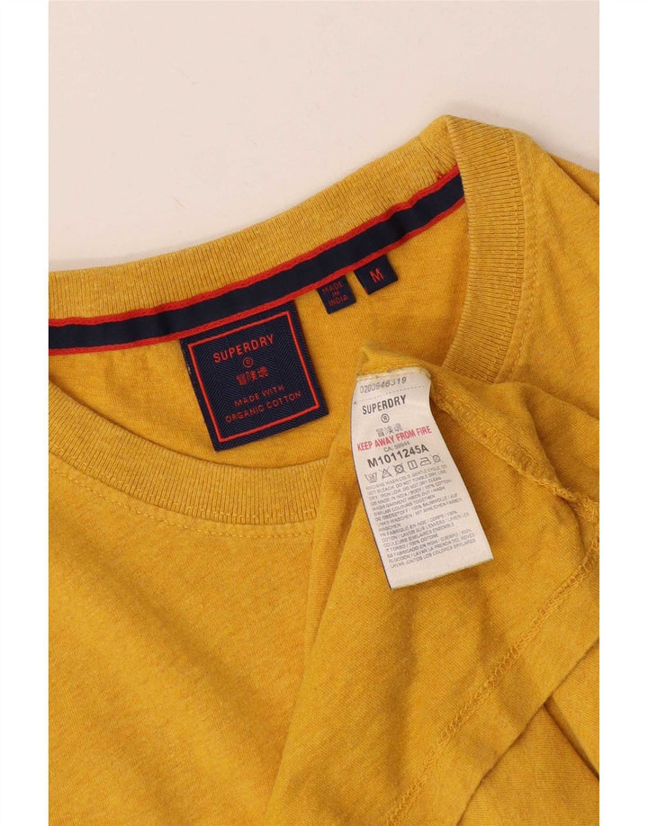 Superdry Herre T-shirt Top Medium Gul Bomuld