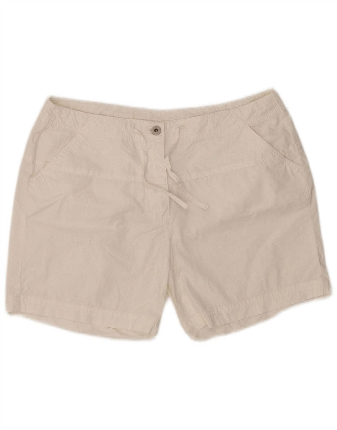 Champion Kvinder Casual Shorts Large W32 Hvid Bomuld