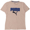 Puma Herre Grafisk T-Shirt Top Medium Hvid