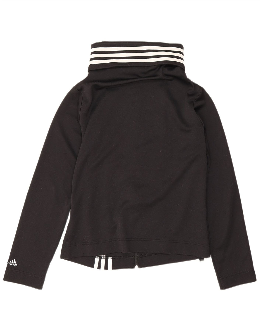 Adidas træningsdragt topjakke til kvinder UK 14 Medium Sort Polyester