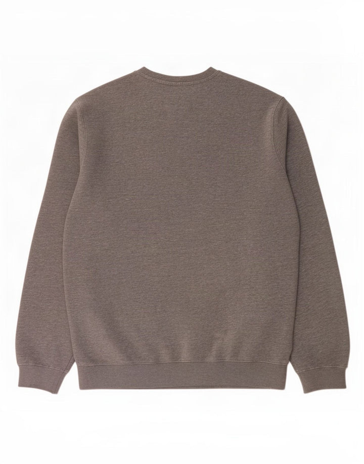Champion Herre Grafisk Sweatshirt Jumper Medium Grey Flecked Bomuld