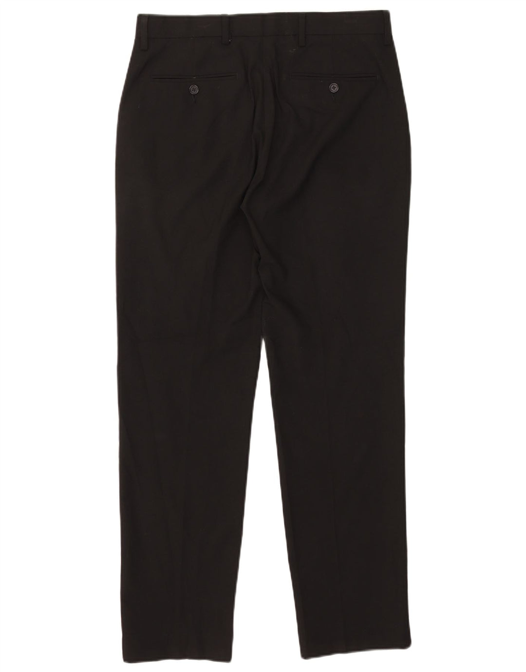 Marks & Spencer Skræddersyede Slim Chino-bukser til kvinder W32 L30 Sort