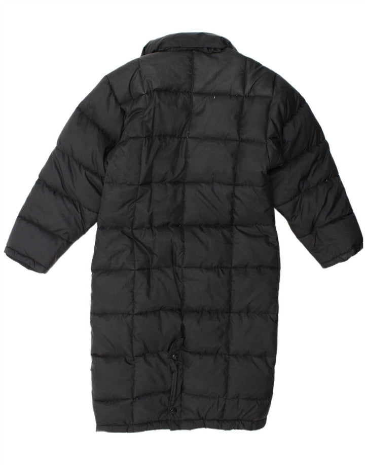 L'EQUIPE Dame hættepolstret frakke UK 10 Small Black