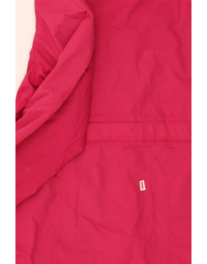 MOUNTAIN WAREHOUSE Womens Hooded Rain Jacket UK 20 2XL Pink Nylon Vintage Mountain Warehouse and Second-Hand Mountain Warehouse from Messina Hembry 