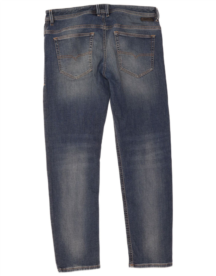 Diesel Herre Slim Jeans W36 L31 Blå Bomuld