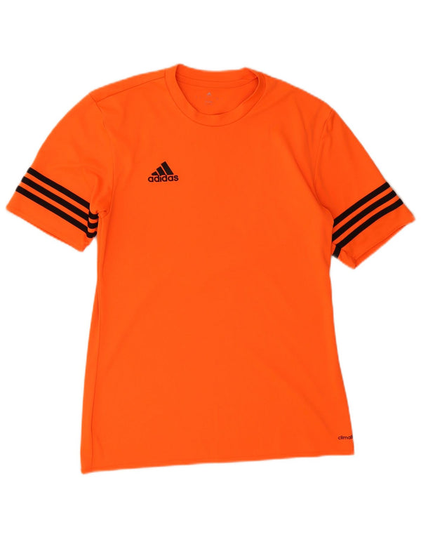 ADIDAS Herre Climalite T-Shirt Top Lille Orange Polyester
