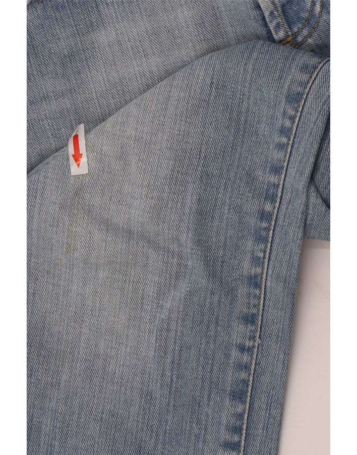 Gas Straight Jeans til kvinder W27 L32 Blå Bomuld