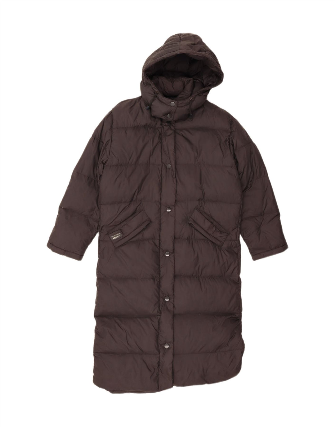 RIFLE Womens Oversized Hooded Padded Coat UK 10 Small Black Nylon Vintage Rifle and Second-Hand Rifle from Messina Hembry 