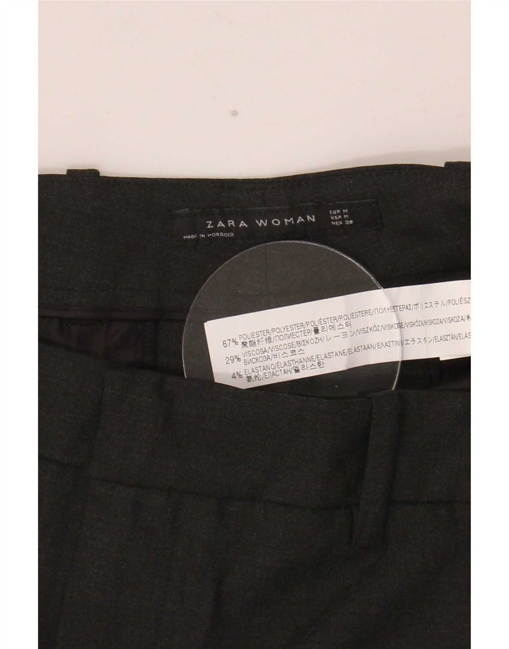 Zara Lige Chinobukser til kvinder Medium W28 L28 Grå polyester