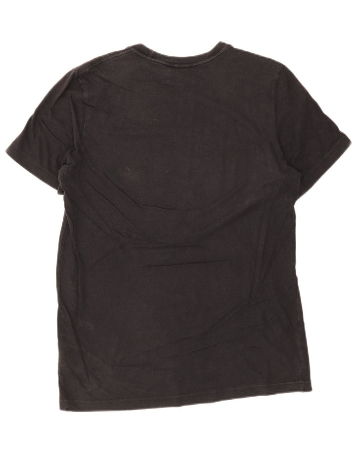 Adidas Herre grafisk T-shirt Top Medium Sort Bomuld