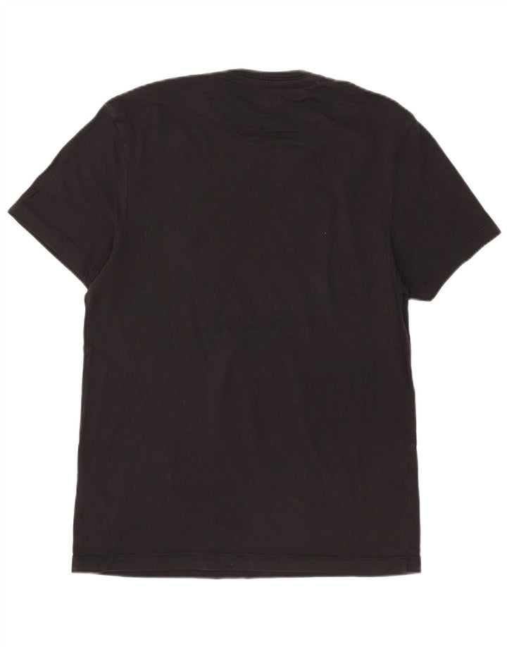 True Religion Herre grafisk T-shirt Top Lille sort bomuld