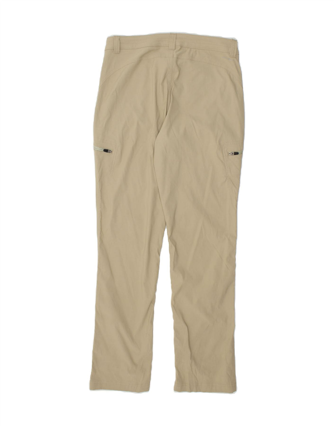 EDDIE BAUER Womens Slim Cargo Trousers US 6 Medium W30 L31 Beige Nylon Vintage Eddie Bauer and Second-Hand Eddie Bauer from Messina Hembry 