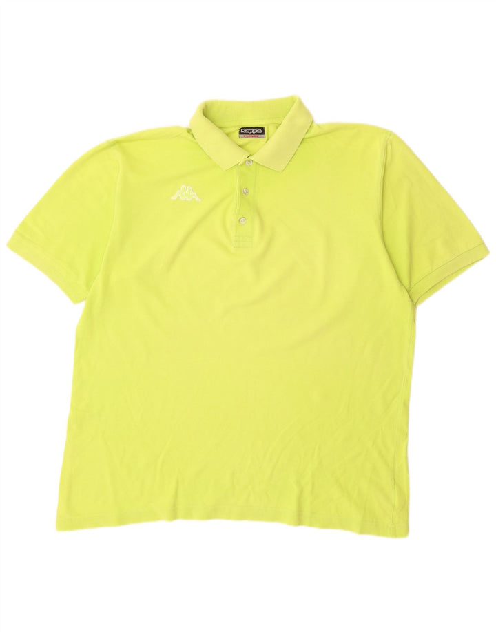 Kappa herre poloshirt XL Grøn bomuld