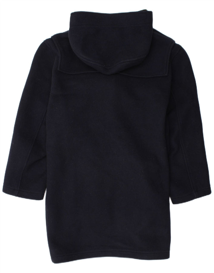 MONTGOMERY Herre Hooded Duffel Coat UK 48 4XL Navy Blue Wool