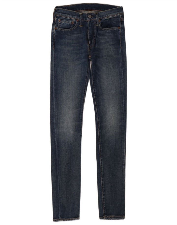 Levi's Dame 519 Skinny Jeans W28 L34 Blå Bomuld