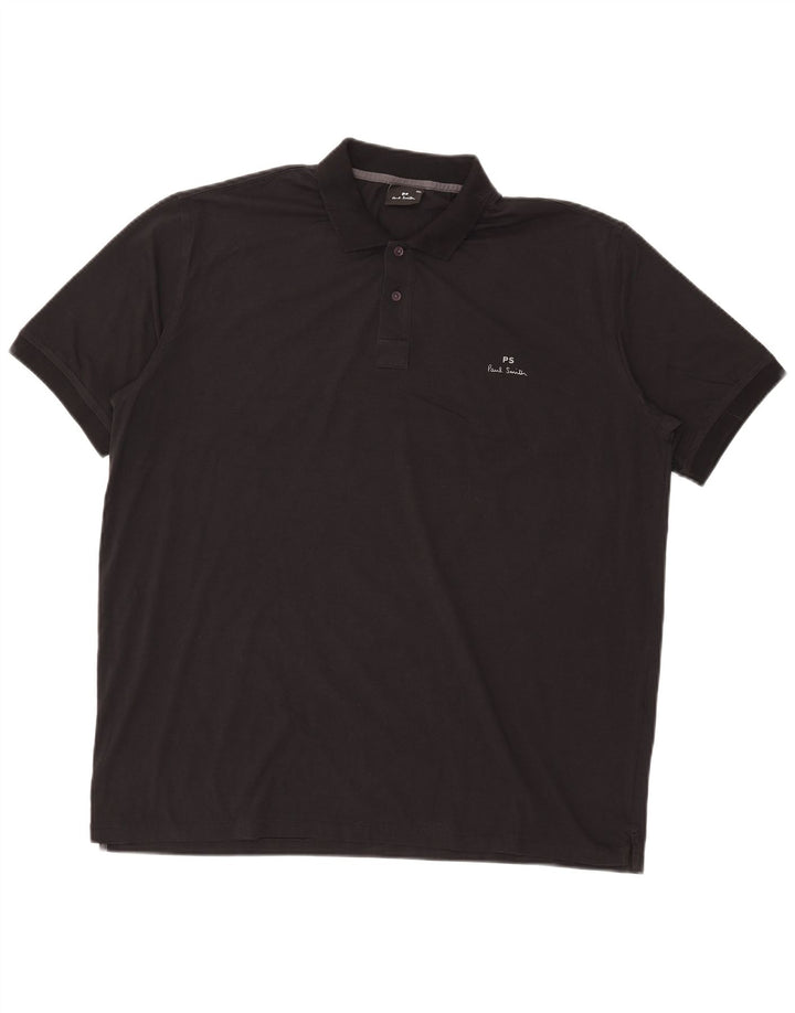Paul Smith herre poloskjorte 2XL sort bomuld