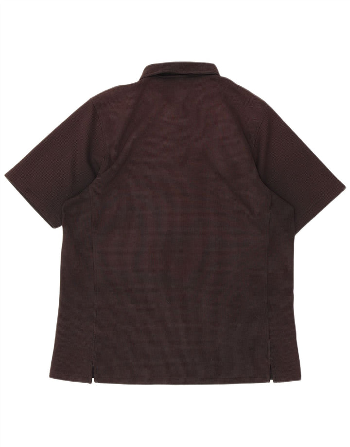 Nike Herre Dri Fit Polo Shirt XL Sort plettet polyester