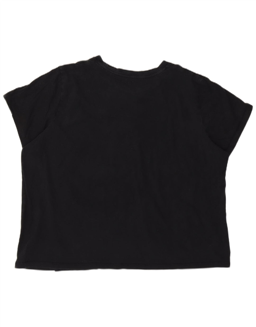 Levi's Dame T-Shirt Top UK 20 2XL Sort Bomuld